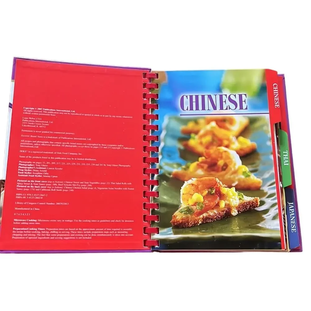 Favorite Brand Name Cookbook 3 in 1 Chinese Thai, Japanese Cooking Asian Cuisine